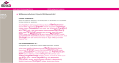 Desktop Screenshot of citynetz-mitfahrzentrale.de